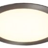 Rabalux 5575 Lois LED Přisazené stropní svítidlo | Teplá bílá | 18W | Bílá | Chrom | Kov