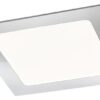Rabalux 5587 Lois LED Přisazené stropní svítidlo | Přírodní bílá | 12W | Bílá | Chrom | Kov