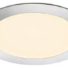 Rabalux 5589 Lois LED Přisazené stropní svítidlo | Teplá bílá | 12W | Bílá | Chrom | Kov