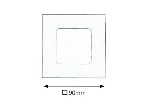 Rabalux 5590 Lois LED Přisazené stropní svítidlo | Teplá bílá | 3W | Chrom | Kov | Šedá | 6