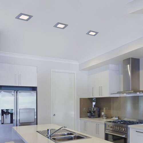 Rabalux 5590 Lois LED Přisazené stropní svítidlo | Teplá bílá | 3W | Chrom | Kov | Šedá | 7