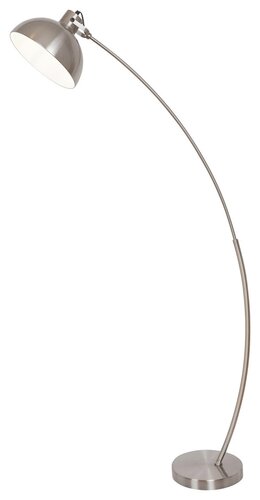 Rabalux 5593 Otto Moderní stojací lampa | E27 | Bílá | Chrom | Kov