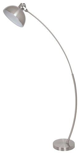 Rabalux 5593 Otto Moderní stojací lampa | E27 | Bílá | Chrom | Kov