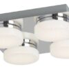 Rabalux 5664 Hilary LED Vnitřní osvětlení | Přírodní bílá | 20W | Bílá | Chrom | Kov