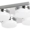 Rabalux 5664 Hilary LED Vnitřní osvětlení | Přírodní bílá | 20W | Bílá | Chrom | Kov