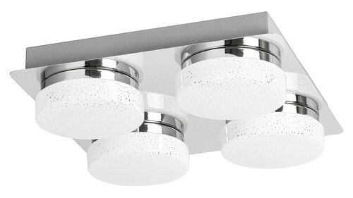 Rabalux 5664 Hilary LED Vnitřní osvětlení | Přírodní bílá | 20W | Bílá | Chrom | Kov