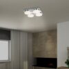 Rabalux 5664 Hilary LED Vnitřní osvětlení | Přírodní bílá | 20W | Bílá | Chrom | Kov
