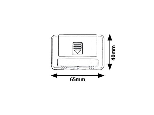 Rabalux 5675 Magnus LED Pod linku | Teplá bílá | 0,5W | Bílá