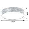 Rabalux 5683 Artemis LED Moderní stropní svítidlo | Teplá bílá | 24W | Barevný kov | Zlatá