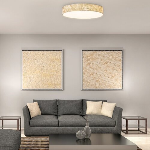 Rabalux 5683 Artemis LED Moderní stropní svítidlo | Teplá bílá | 24W | Barevný kov | Zlatá