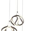 Rabalux 5693 Ambrosio LED Moderní stropní svítidlo | Teplá bílá | 50W | Hnědá