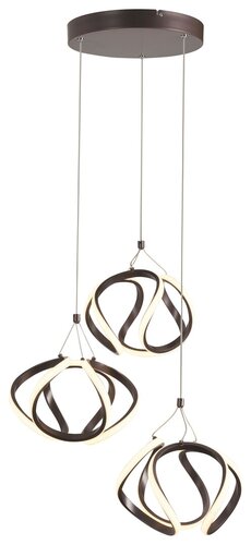 Rabalux 5693 Ambrosio LED Moderní stropní svítidlo | Teplá bílá | 50W | Hnědá