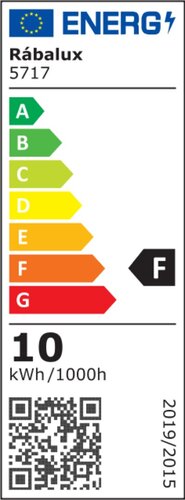 Rabalux 5717 Beata LED Vnitřní osvětlení | Přírodní bílá | 10W | Bílá | Chrom | Kov | 5