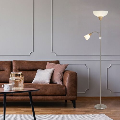 Rabalux 5739 Diana Stojací lampa | E27 | Chrom | Kov