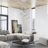Rabalux 5771 Palmira LED Moderní stropní svítidlo | Teplá bílá | 50W | Chrom | Kov
