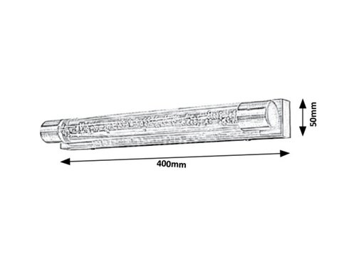 Rabalux 5786 Abbey LED Vnitřní osvětlení | Teplá bílá | 2x5W | Barevný kov | Bronz