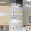 Rabalux 5859 Montelle LED Stropní svítidlo s ovladačem | Variabilní | Stmívatelné | 56W | Bílá