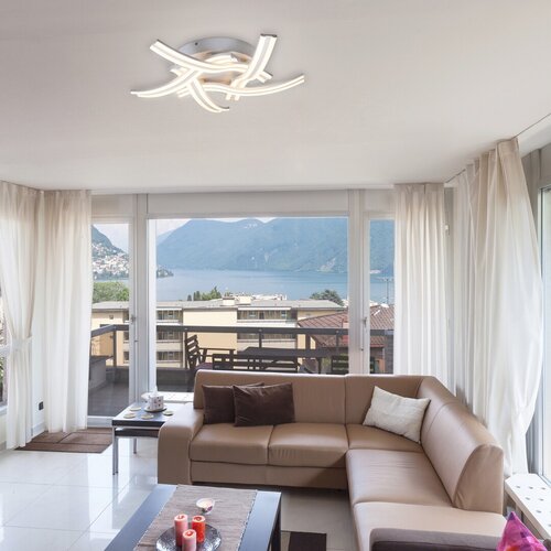 Rabalux 5890 Tulio LED Moderní stropní svítidlo | Teplá bílá | 60W | Bílá
