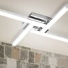 Rabalux 5896 Antonia LED Vnitřní osvětlení | Přírodní bílá | 24W | Bílá | Chrom | Kov