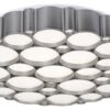 Rabalux 6039 Andela LED Moderní stropní svítidlo | Přírodní bílá | Stmívatelné | 48W | Kov | Stříbrná | 6