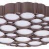 Rabalux 6040 Andela LED Moderní stropní svítidlo | Přírodní bílá | Stmívatelné | 48W | Hnědá