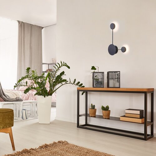 Rabalux 6258 Amadeo LED Moderní nástěnní svítidlo | Přírodní bílá | 7W | Černá