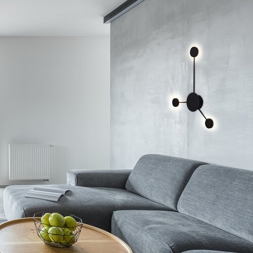 Rabalux 6259 Amadeo LED Moderní nástěnní svítidlo | Přírodní bílá | 10W | Černá