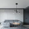 Rabalux 6355 Solomon LED Moderní stropní svítidlo | Přírodní bílá | 30W | Černá