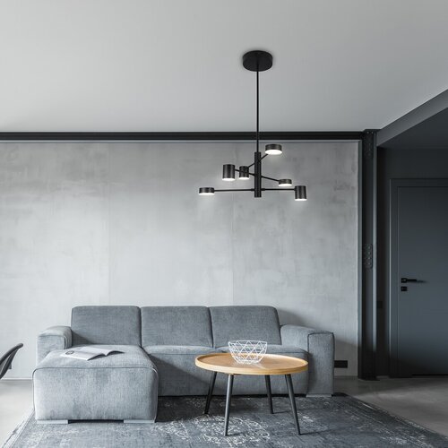 Rabalux 6355 Solomon LED Moderní stropní svítidlo | Přírodní bílá | 30W | Černá
