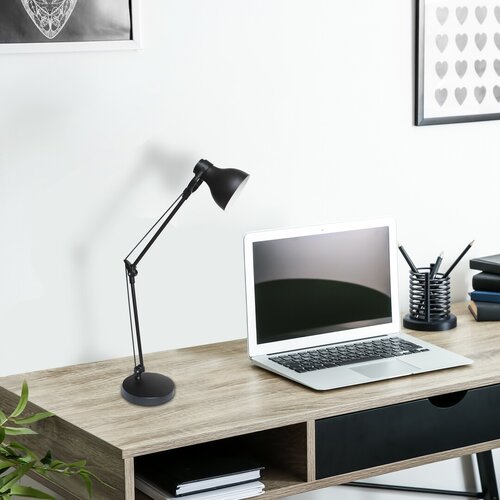 Rabalux 6408 Carter Moderní stolní lampička | E14 | Černá