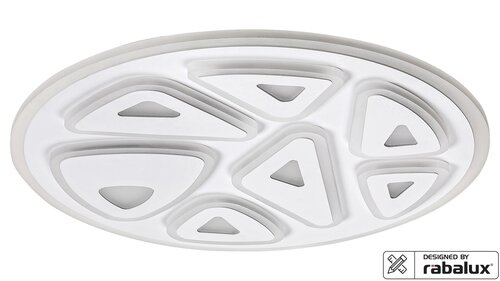 Rabalux 6450 Kolmio LED Stropní svítidlo s ovladačem | Variabilní | 5,4W | Bílá