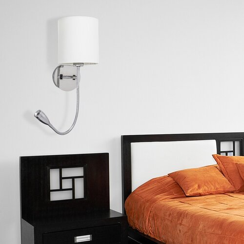 Rabalux 6529 Larkin LED Nástěnní svítidlo s vypínačem | Teplá bílá | 3W | Chrom | Kov