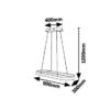 Rabalux 6679 Athos LED Moderní stropní svítidlo | Přírodní bílá | 84W | Šedá