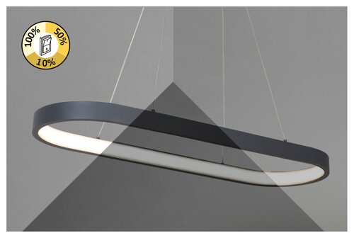 Rabalux 6679 Athos LED Moderní stropní svítidlo | Přírodní bílá | 84W | Šedá