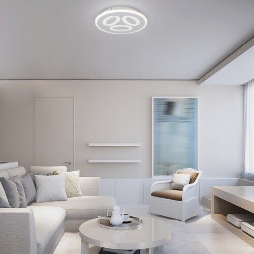 Rabalux 6708 Rochelle LED Moderní stropní svítidlo | Přírodní bílá | 40W | Bílá