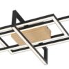 Rabalux 6814 Ashton LED Moderní stropní svítidlo | Teplá bílá | Stmívatelné | 35W | Bílá | Černá