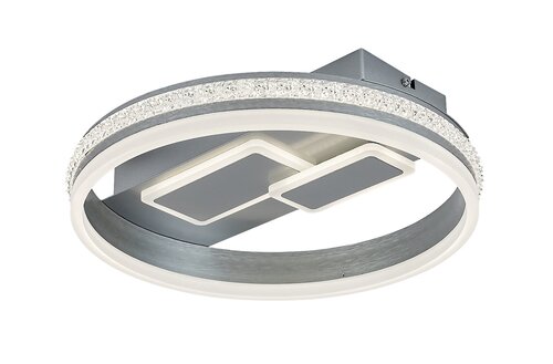 Rabalux 6830 Roxana LED Moderní stropní svítidlo | Přírodní bílá | 50W | Bílá | Kov | Stříbrná