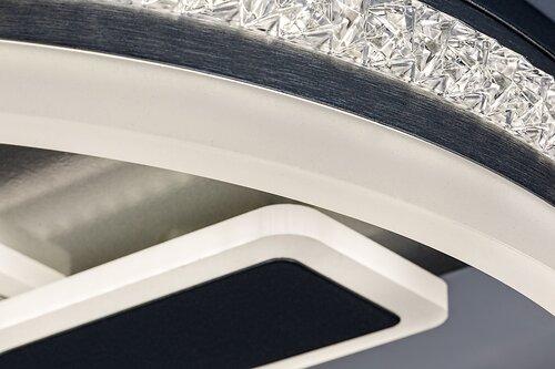 Rabalux 6830 Roxana LED Moderní stropní svítidlo | Přírodní bílá | 50W | Bílá | Kov | Stříbrná