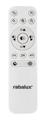Rabalux 6858 Dalfon LED Moderní stropní svítidlo | Variabilní | Stmívatelné | 40W | Bílá | Kov | Stříbrná
