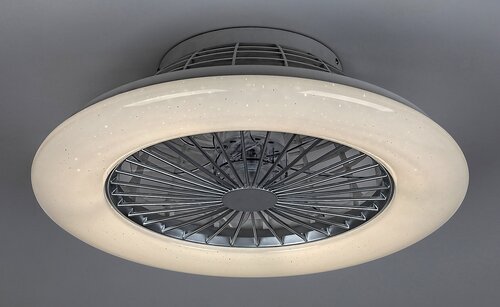 Rabalux 6859 Dalfon LED Moderní stropní svítidlo | Variabilní | Stmívatelné | 30W | Bílá | Kov | Stříbrná