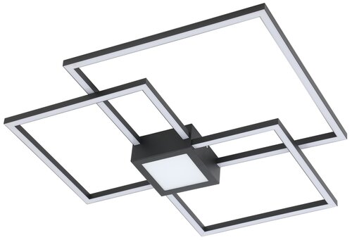 Rabalux 6868 Thabita LED Moderní stropní svítidlo | Přírodní bílá | Stmívatelné | 38W | Bílá | Černá