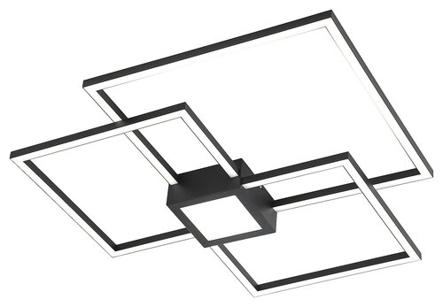 Rabalux 6868 Thabita LED Moderní stropní svítidlo | Přírodní bílá | Stmívatelné | 38W | Bílá | Černá