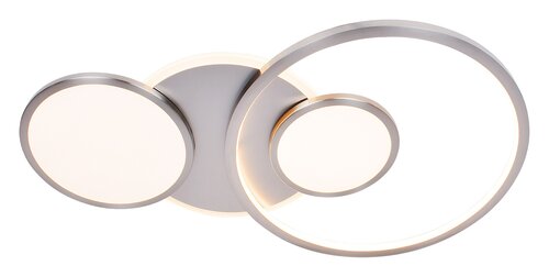 Rabalux 6890 Fulvia LED Moderní stropní svítidlo | Teplá bílá | 50W | Bílá | Chrom | Kov