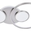Rabalux 6890 Fulvia LED Moderní stropní svítidlo | Teplá bílá | 50W | Bílá | Chrom | Kov