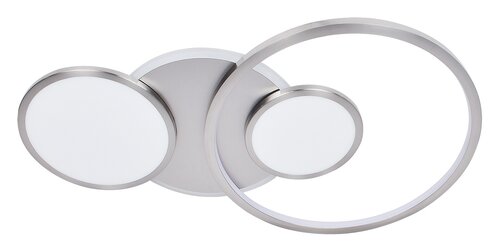 Rabalux 6890 Fulvia LED Moderní stropní svítidlo | Teplá bílá | 50W | Bílá | Chrom | Kov
