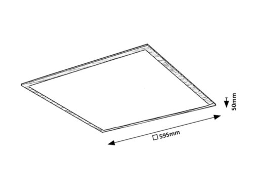 Rabalux 6908 Almond LED Moderní stropní svítidlo | Přírodní bílá | 40W | Bílá | Dřevo