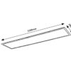 Rabalux 6909 Almond LED Moderní stropní svítidlo | Přírodní bílá | 40W | Bílá | Dřevo