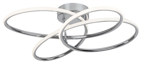 Rabalux 6955 Piero LED Moderní stropní svítidlo | Přírodní bílá | 30W | Bílá | Chrom | Kov