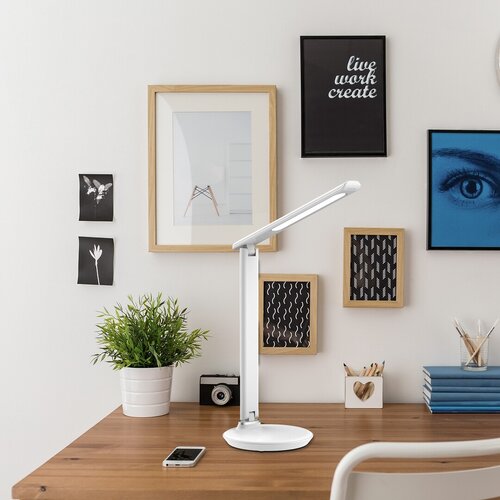 Rabalux 6979 Osias LED Moderní stolní lampička | Variabilní | 9W | Bílá