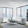 Rabalux 6997 Fandral LED Moderní stropní svítidlo | Přírodní bílá | 42W | Bílá | Chrom | Kov